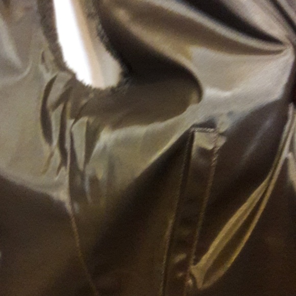 Plush faux fur Vest reversible w pockets Dark bro - Picture 3 of 8